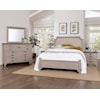 Vaughan-Bassett Bungalow King Upholstered Bed