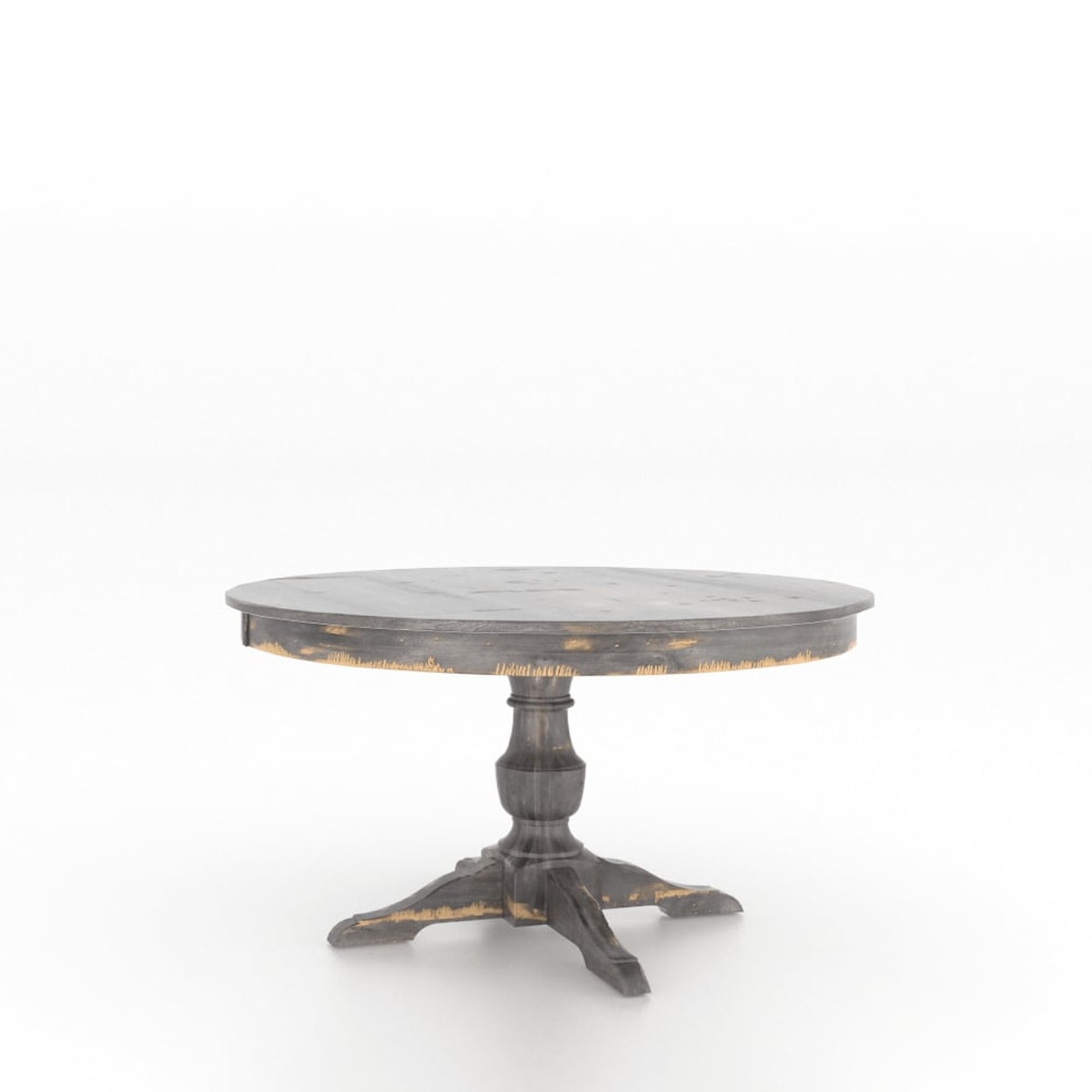 Canadel Champlain Customizable 54" Round Wood Solid Top Table