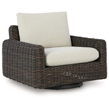 Swivel Glider Lounge W/Cushion