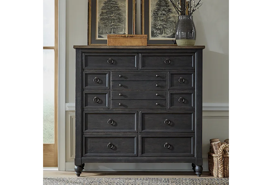 Americana Farmhouse Chesser by Liberty Furniture at Gill Brothers Furniture & Mattress