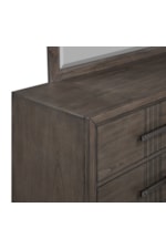 New Classic Landon Transitional Dresser w/Beveled Mirror