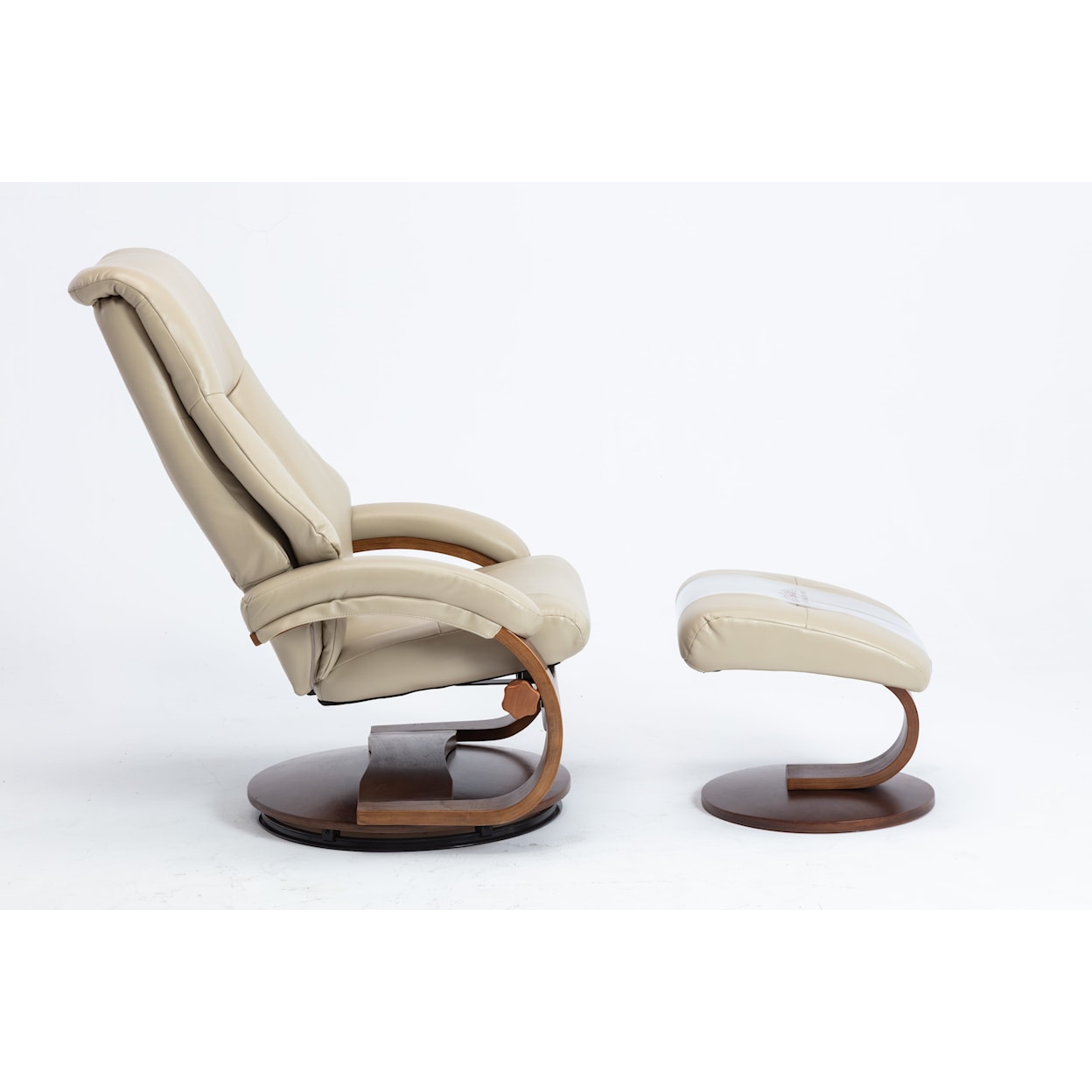 Progressive Furniture Montreal Recliner and Ottoman