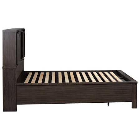 King Bookcase Bed