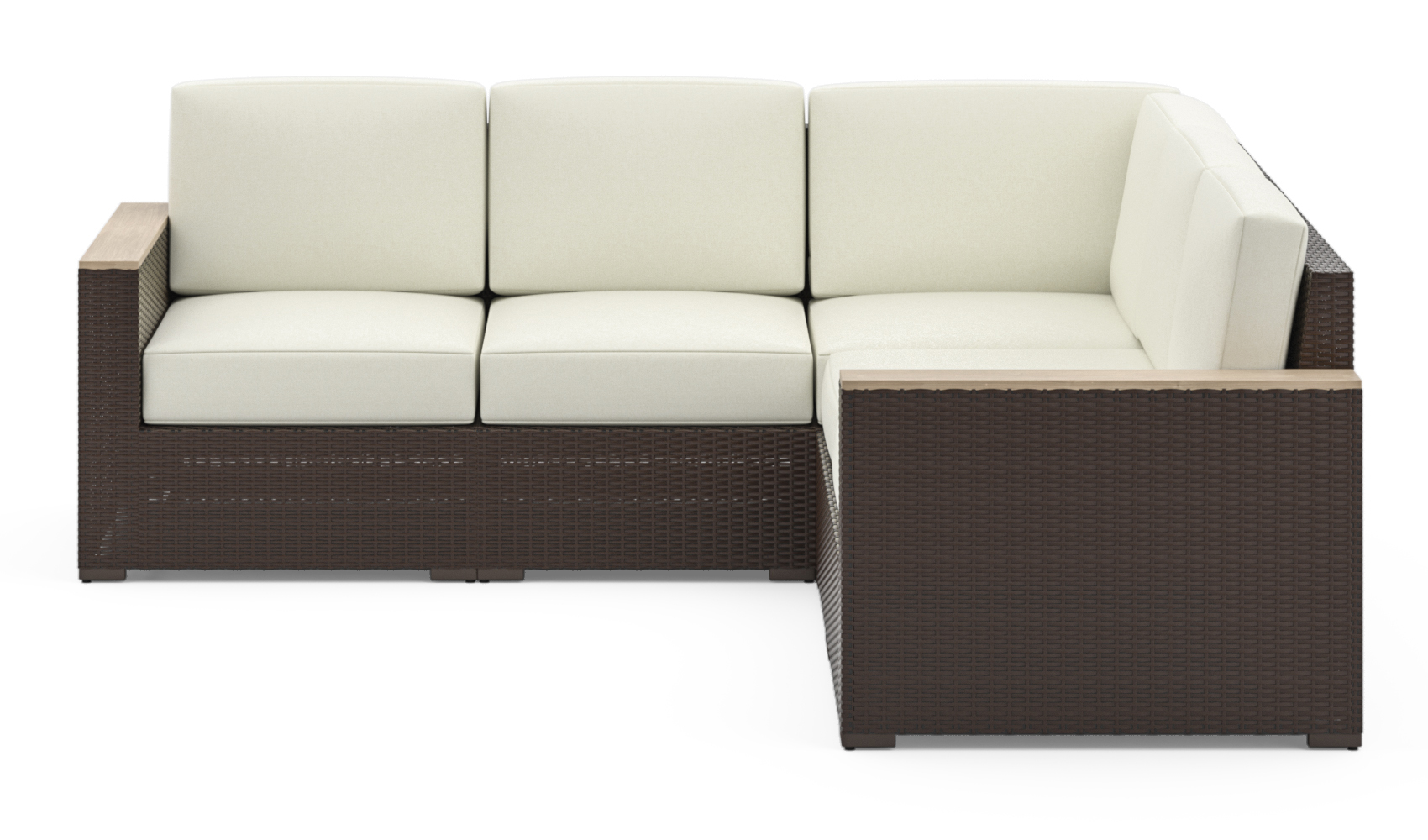 homestyles Palm Springs 680041 Contemporary Outdoor 5Seat Sectional