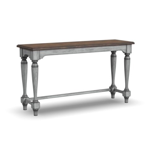 Relaxed Vintage Sofa Table with Turned Legs