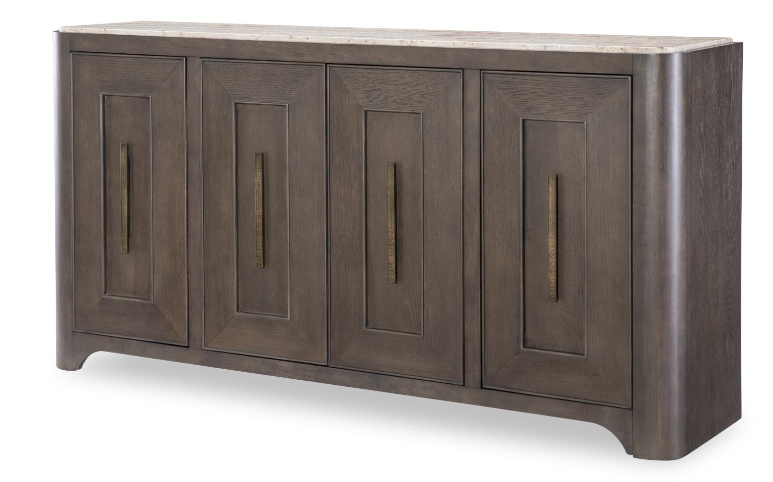 Stone-Top Credenza