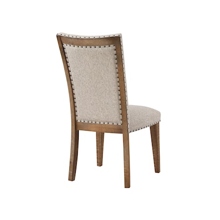 Upholstered Dining Side Chair with Tufting