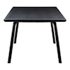 Moe's Home Collection Malibu Dining Table Black Ash