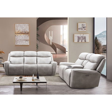 2-Piece Power Reclining Living Room Set