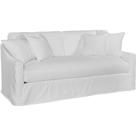 Two over Bench Seat Sofa with Slipcover