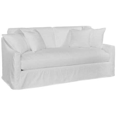 Two over Bench Seat Sofa with Slipcover