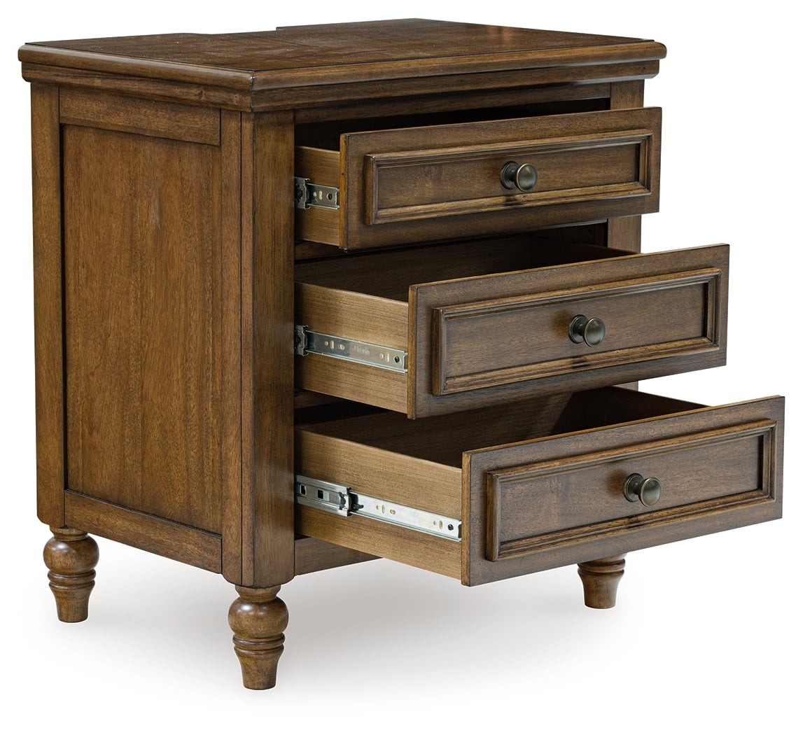 3-Drawer Nightstand