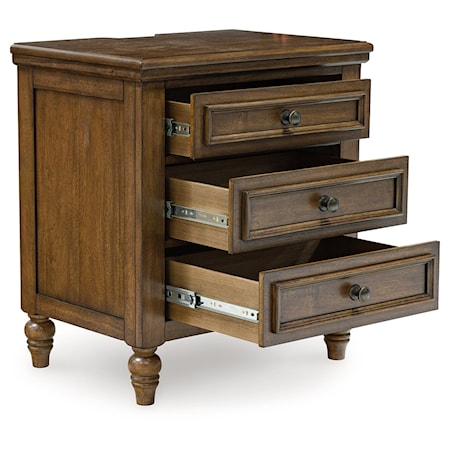 3-Drawer Nightstand