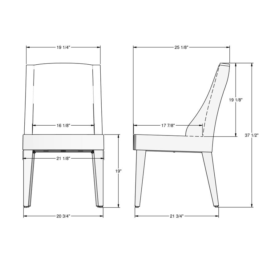 Upholstered Dining Side Chair
