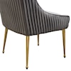 Diamond Sofa Furniture Quinn Set of 2 Dining Chairs w/ Metal Legs