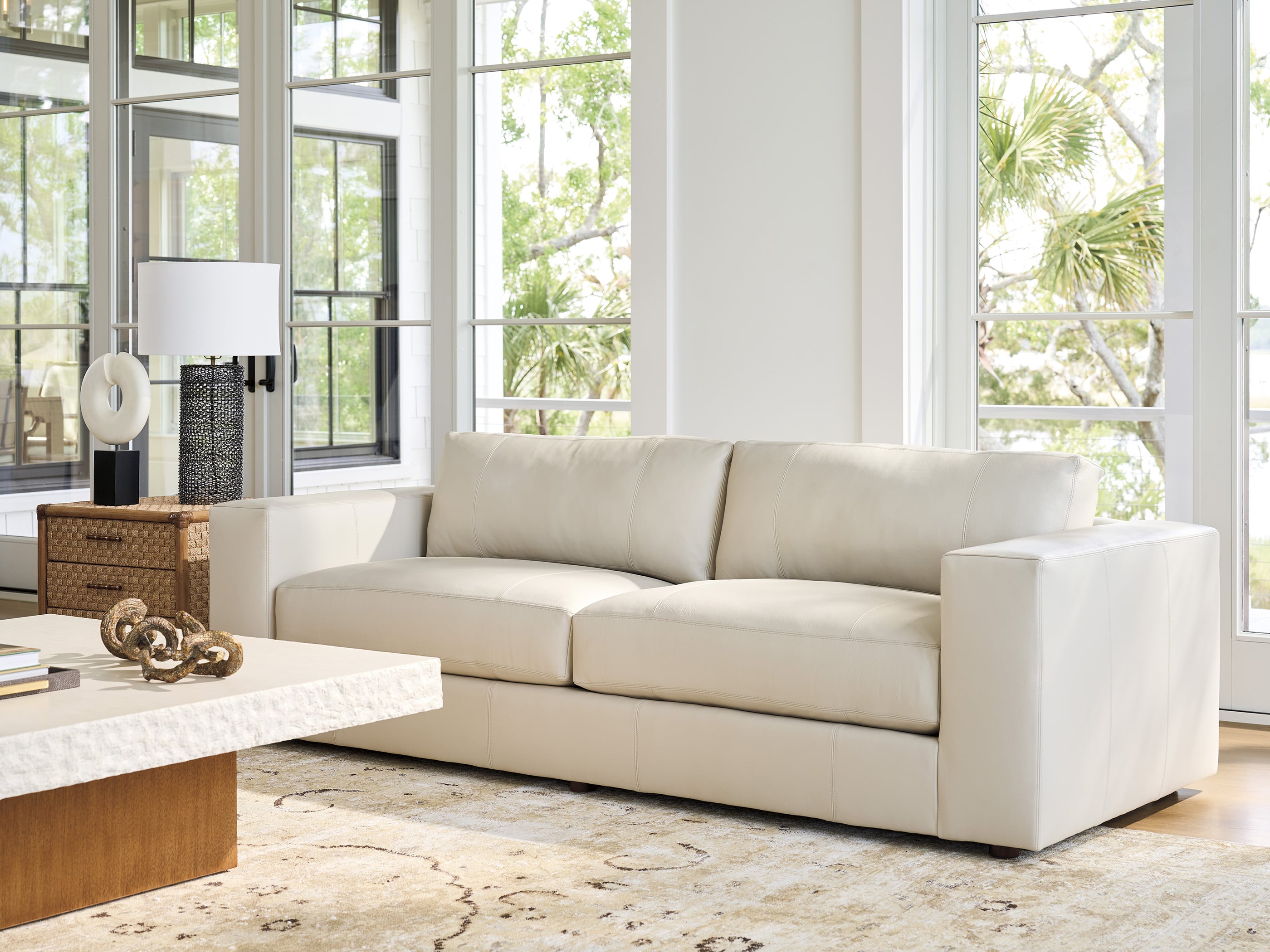 Granville Leather Sofa