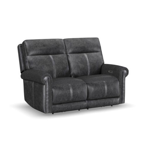 Transitional Power Reclining Loveseat