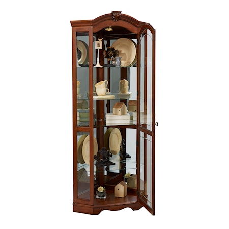 Corner Curio Cabinet