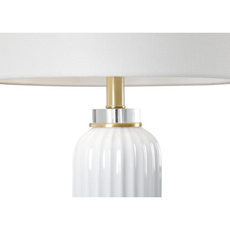 Samuel Ceramic Lamp - White