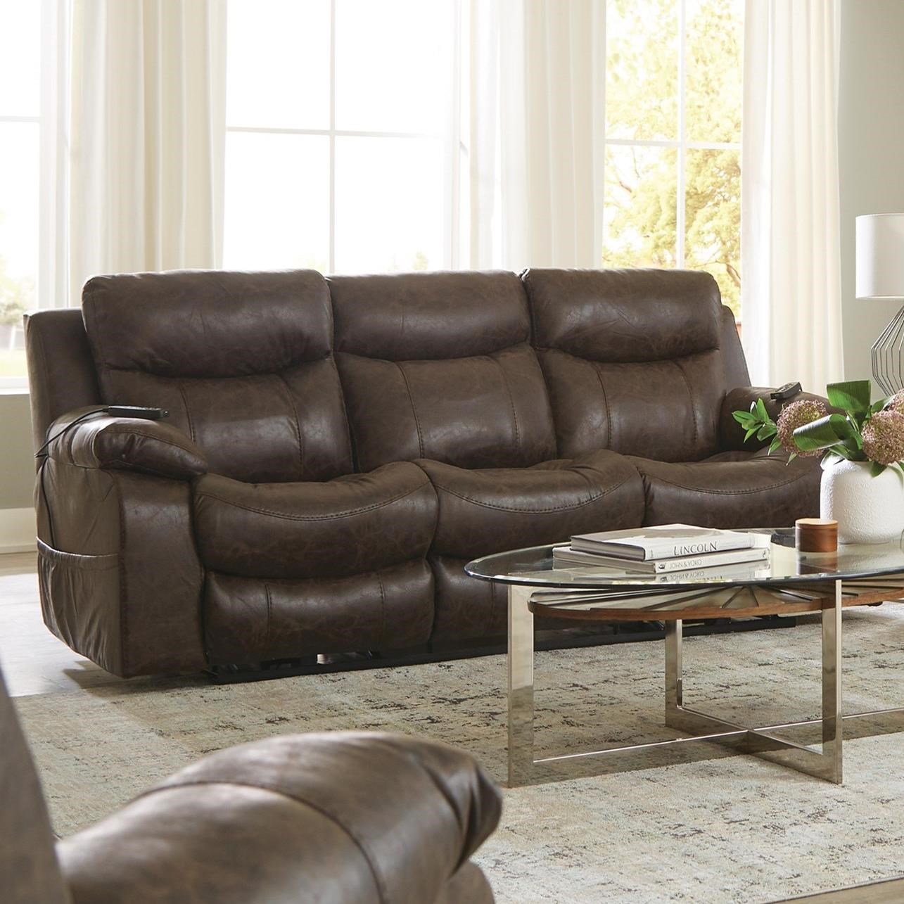 franklin reclining sofa with heat and massage