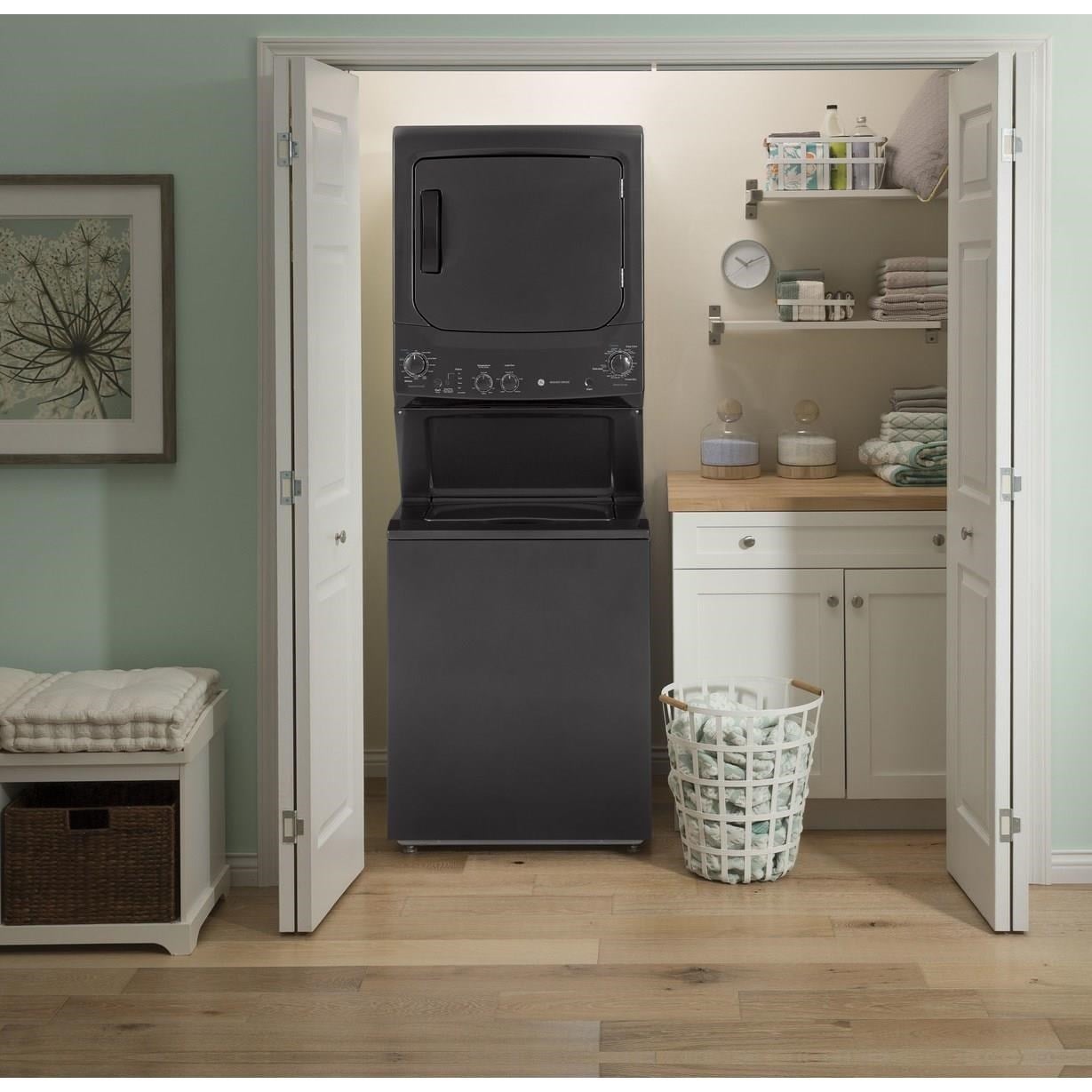 GE Appliances Laundry Combination Washer Gas Dryer