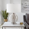 Uttermost Repetition Repetition White Marble Table Lamp