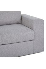 Flexsteel Flex Flex Loveseat with Wide Arm - Pebble