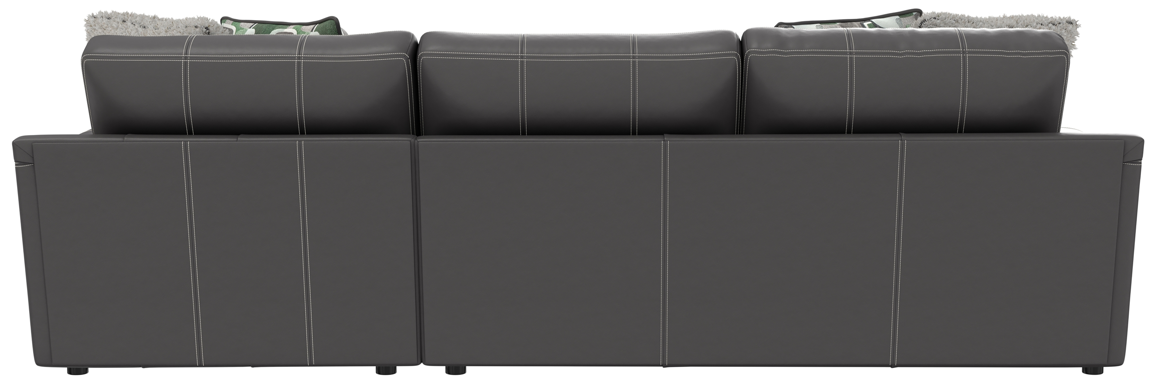 3-Piece Sectional Sofa with Cocktail Ottoman