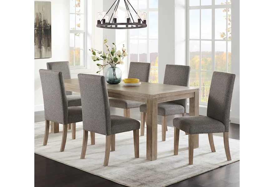 Ambrosh 7-Piece Dining Table Set by Ashley Furniture at Belpre Furniture