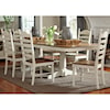Liberty Furniture Springfield Dining 7-PieceTrestle Table Dining Set