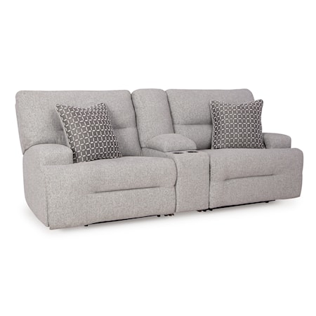 3-Piece Power Reclining Loveseat w/ Console