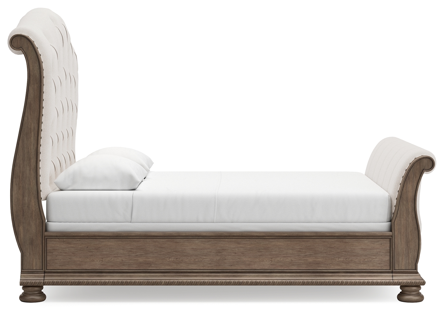 Queen Upholstered Sleigh Bed