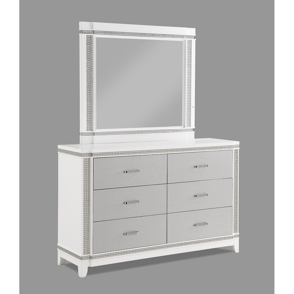 Crown Mark Ariane Dresser & Mirror Sets