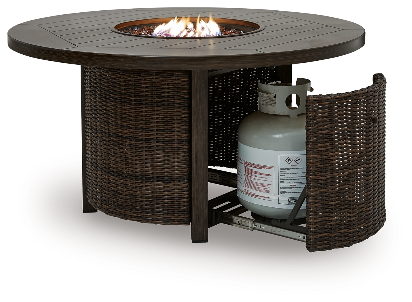 Round Fire Pit Table
