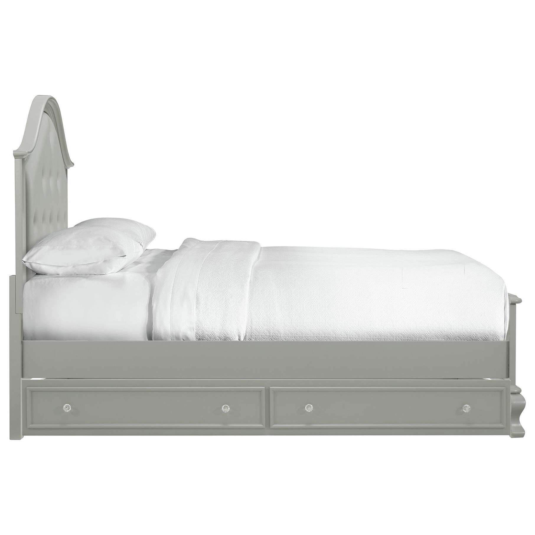 Twin Upholstered Trundle Bed