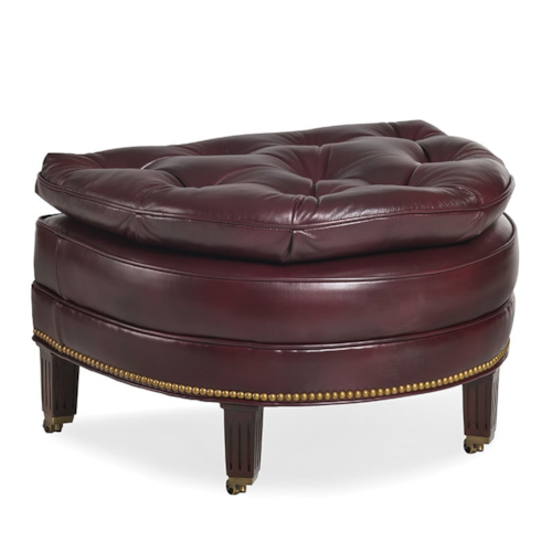 Traditional Richmond Tufted Ottoman with Casters