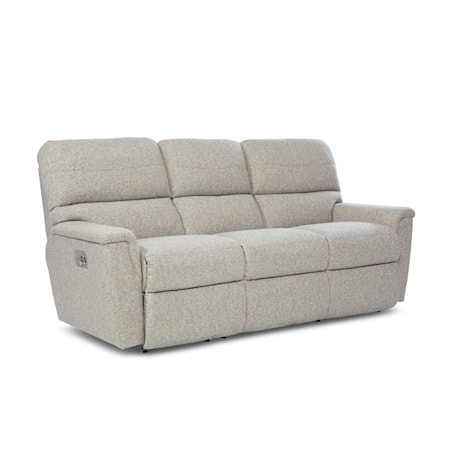 Power Reclining Sofa w/ Headrest &amp; Lumbar