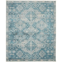 7' x 10' Lt.Blue/Ivory Rectangle Rug