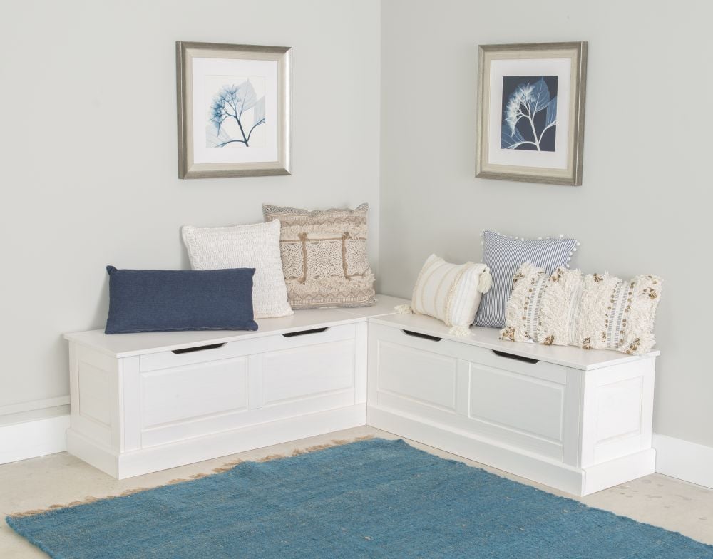 Backless Corner Nook Bench