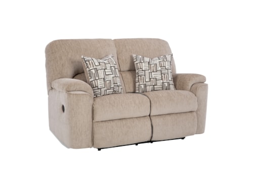 Casual Manual Reclining Loveseat