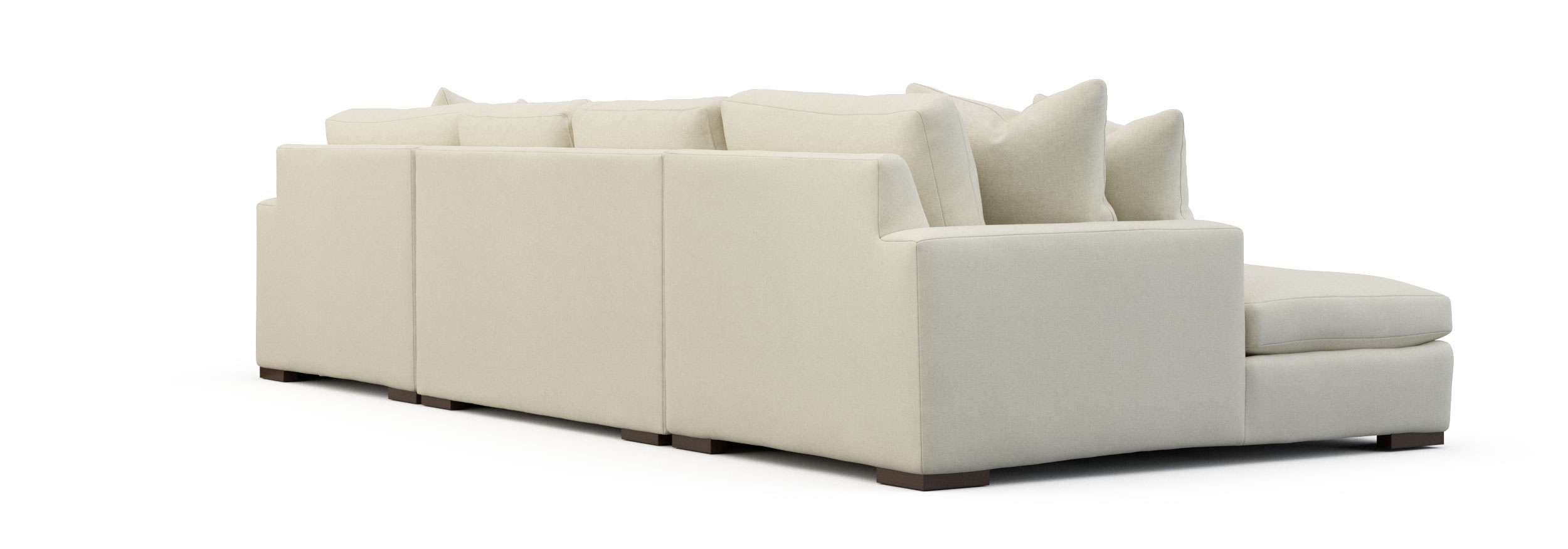3-Piece Sectional with Chaises