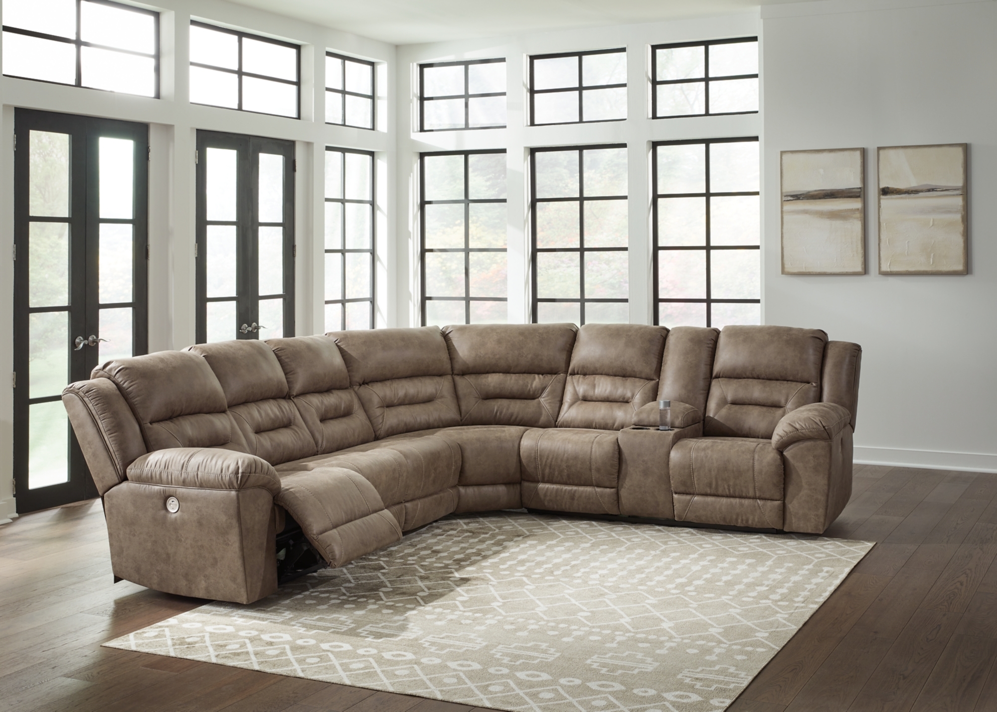Power Reclining Sectional Sofa