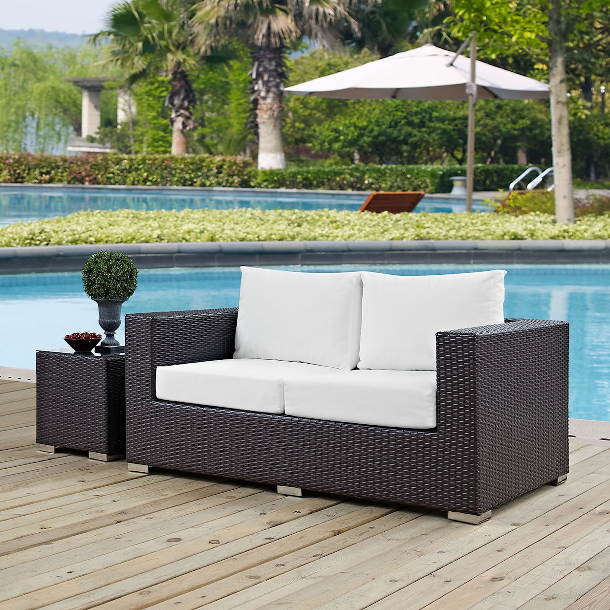 Modway Convene Outdoor Loveseat