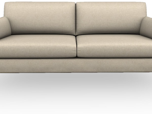 Stationary Sofa With Two (2) Pillows