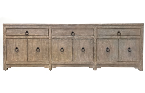Rustic Console with Felt-Lined Drawers