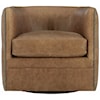 Bernhardt Palazzo Palazzo Leather Swivel Chair