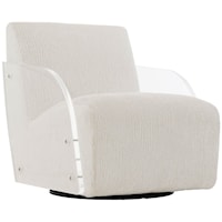 Perla Fabric Swivel Chair