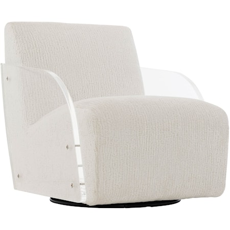 Perla Fabric Swivel Chair