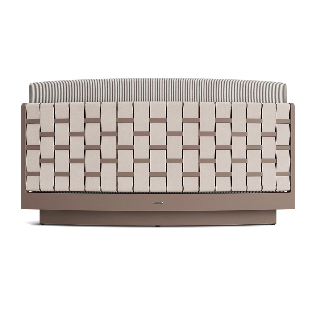 Huntley Curved Armless Chair