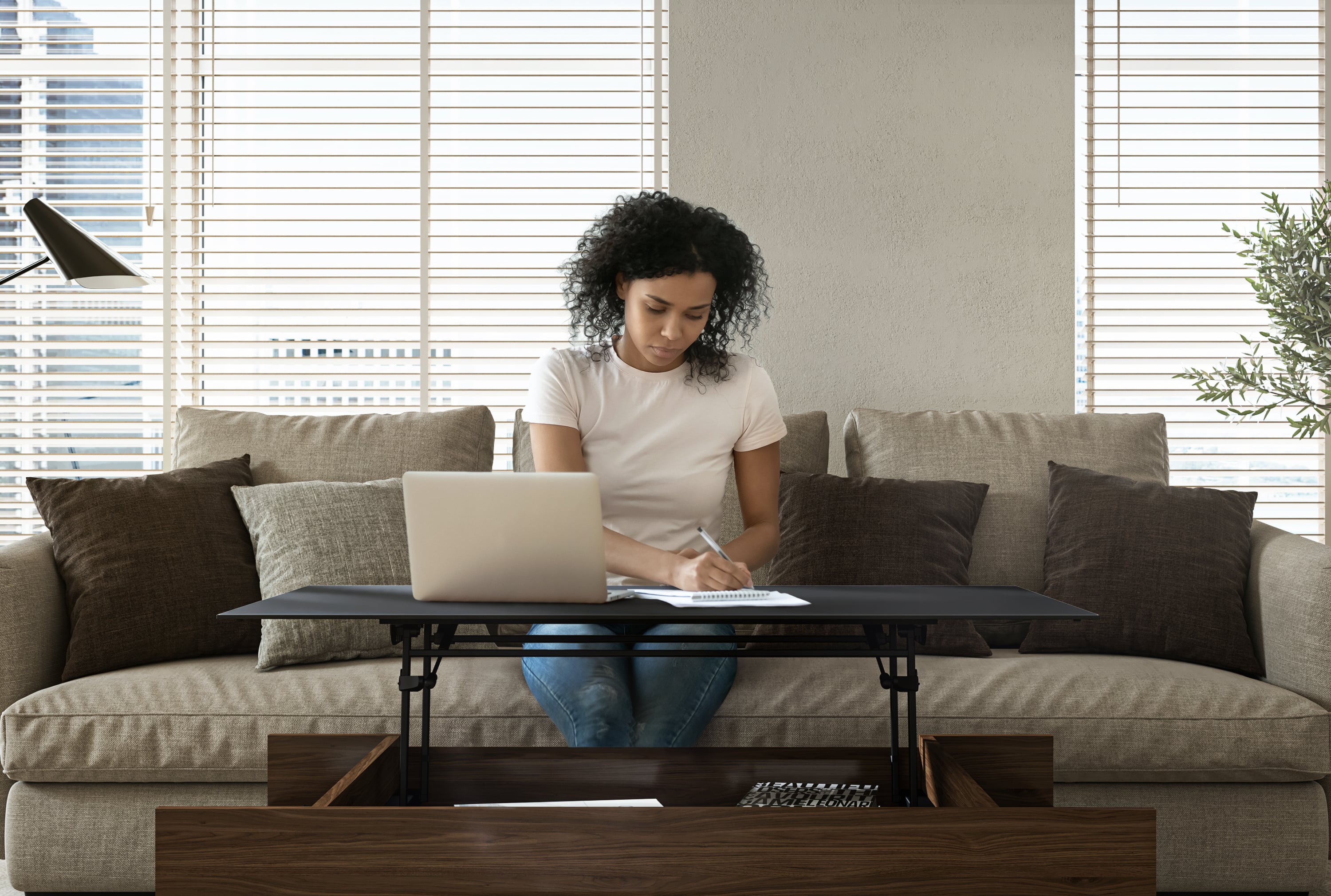 BDI Reveal Lift Top Coffee Table